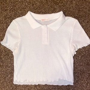 White polo undershirt